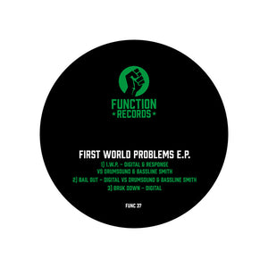 DIGITAL 'FIRST WORLD PROBLEMS EP' 12"