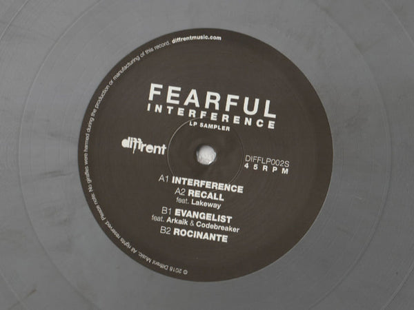 FEARFUL 'INTERFERENCE (SAMPLER)' 12" (GREY WAX)