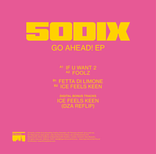 50DIX 'GO AHEAD! EP' 12"