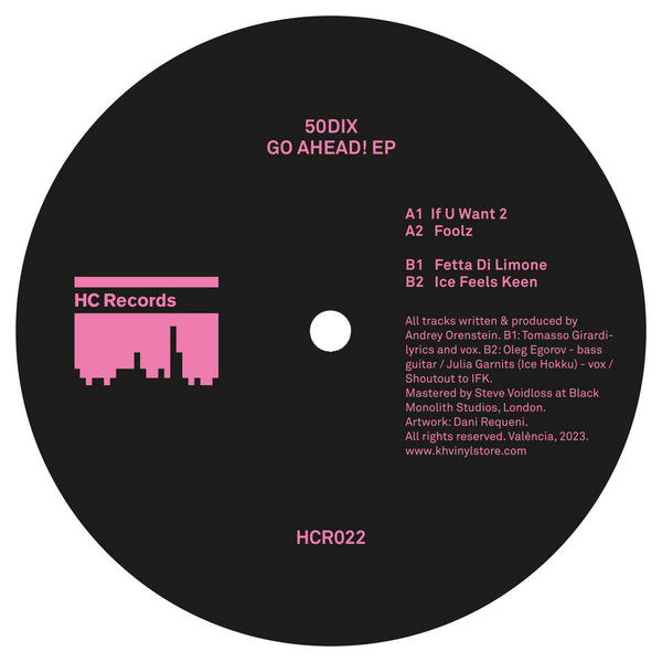 50DIX 'GO AHEAD! EP' 12"