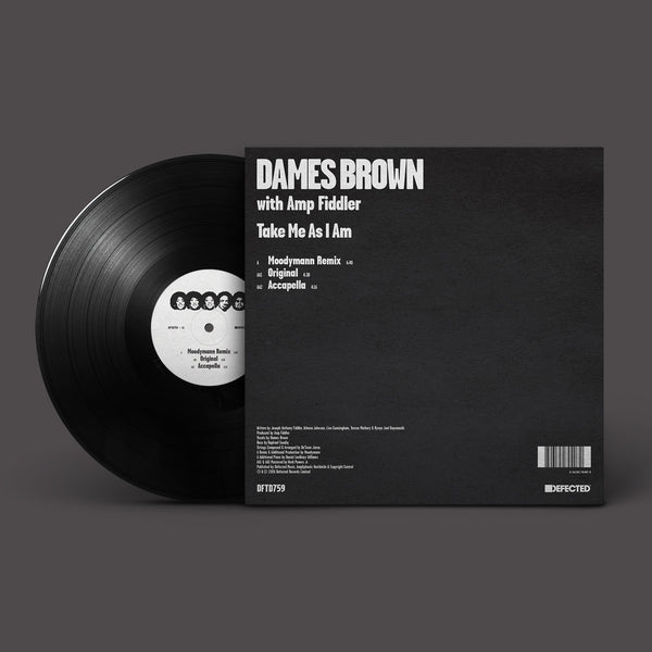 *PRE-ORDER* DAMES BROWN 'TAKE ME AS I AM (MOODYMANN REMIX)
' 12"