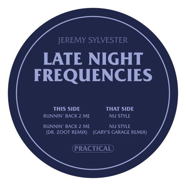 *PRE-ORDER* JEREMY SYLVESTER 'LATE NIGHT FREQUENCIES' 12"