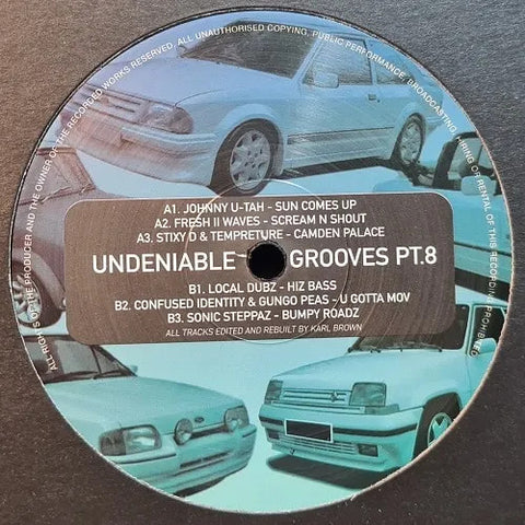 VARIOUS 'UNDENIABLE GROOVES - PART 8' 12"