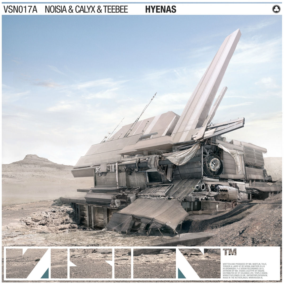 *PRE-ORDER* NOISIA FT. CALYX & TEEBEE & EVOL INTENT 'HYENAS / THE LIQUID' 12"