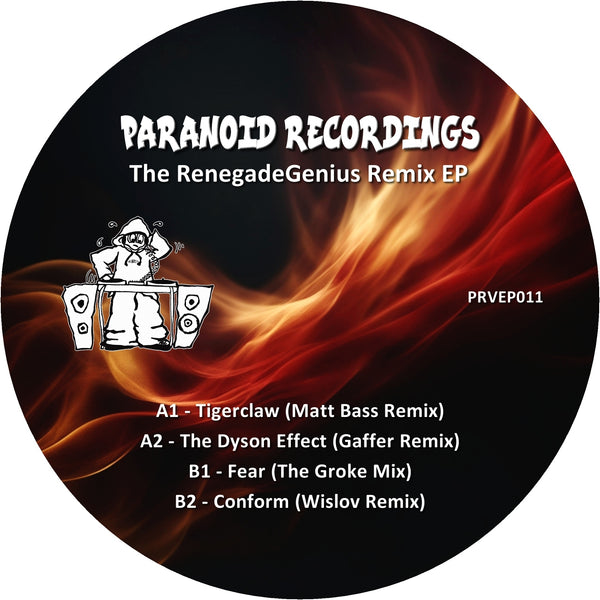 *PRE-ORDER* RENEGADEGENIUS 'THE RENEGADEGENIUS REMIX EP (CHAOS COLOUR VERSION)' 12"