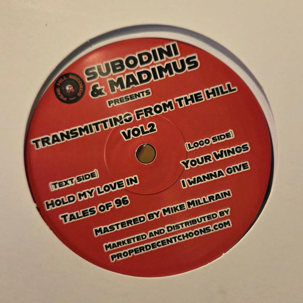 SUBODINI & MADIMUS 'TRANSMITTING FROM THE HILL VOL.2' 12"