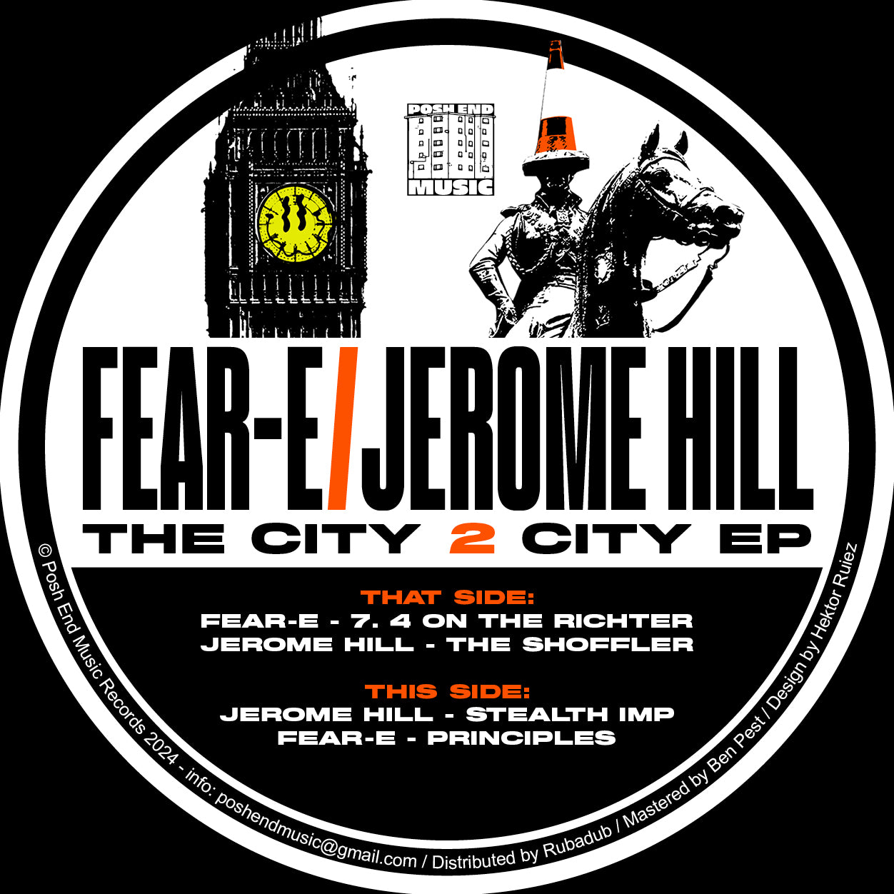 *PRE-ORDER* Fear-E / Jerome Hill 'The City 2 City EP' 12"