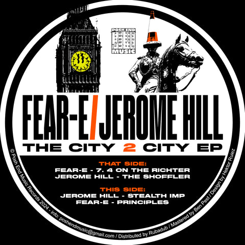 *PRE-ORDER* Fear-E / Jerome Hill 'The City 2 City EP' 12"