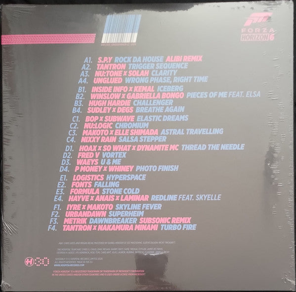  : VARIOUS 'HOSPITAL RECORDS: FORZA HORIZON 6' 3X12" ()