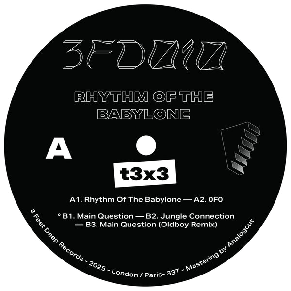 T3X3 'RHYTHM OF THE BABYLONE ' 12"