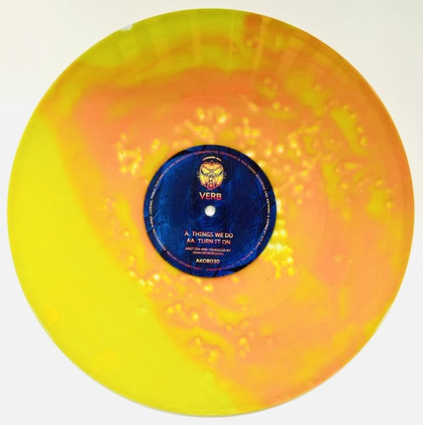 VERB 'THINGS WE DO / TURN IT ON' 12" (YELLOW WAX)
