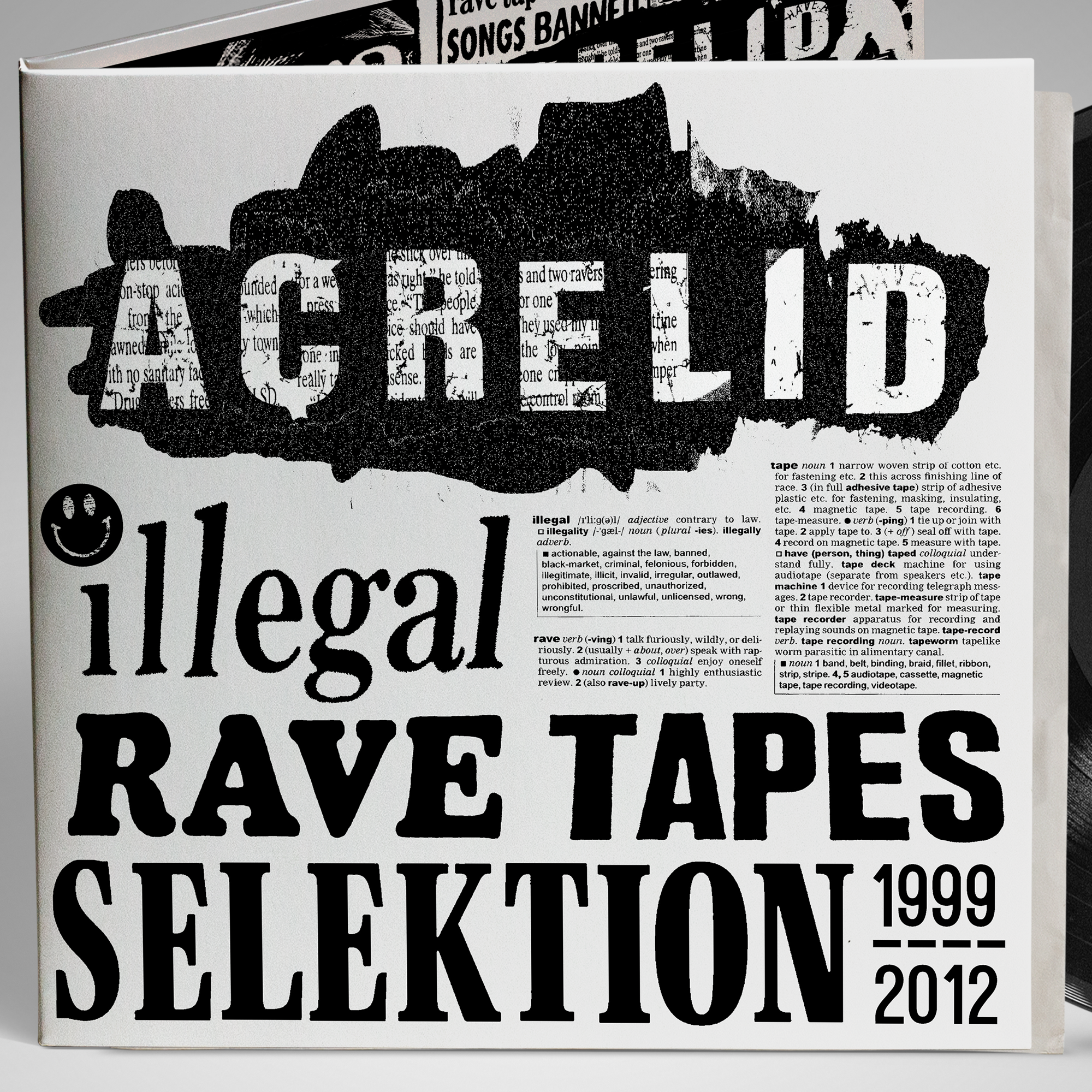 *PRE-ORDER* Acrelid 'Illegal Rave Tapes Selektion - 1999 - 2012' 2x12"
