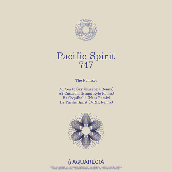 *PRE-ORDER* 747 'PACIFIC SPIRIT - THE REMIXES' 12"