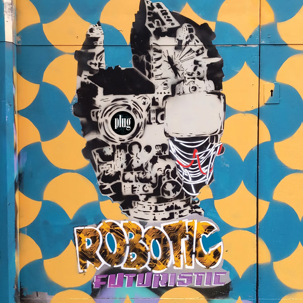 *PRE-ORDER* PLUG 'ROBOTIC FUTURISTIC' 12"
