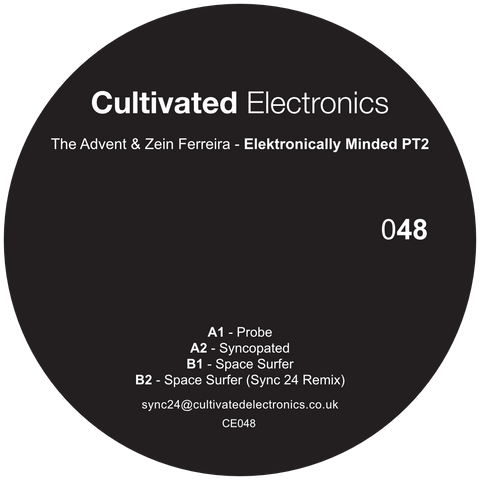 *PRE-ORDER* THE ADVENT & ZEIN 'ELEKTONICALLY MINDED PT.2' 12"