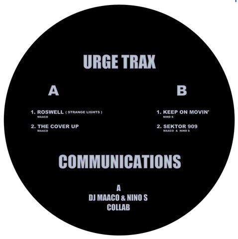 DJ MAACO & NINO S 'COMMUNICATIONS EP' 12" (UK EXCLUSIVE)