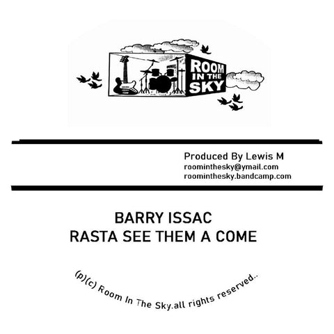 BARRY ISSAC & SKYCRU 'RASTA SEE THEM A COME' 7"