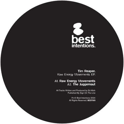 *PRE-ORDER* Tim Reaper 'Best Intentions 1' 12"