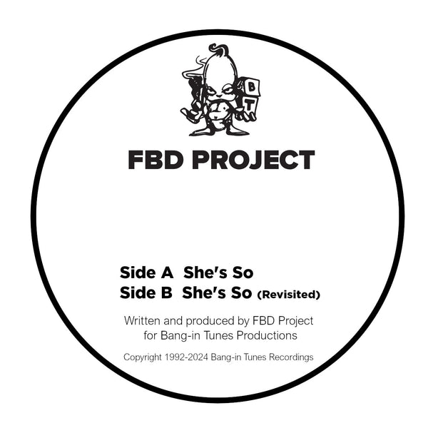 FBD PROJECT 'SHE'S SO - REVISITED' 12"