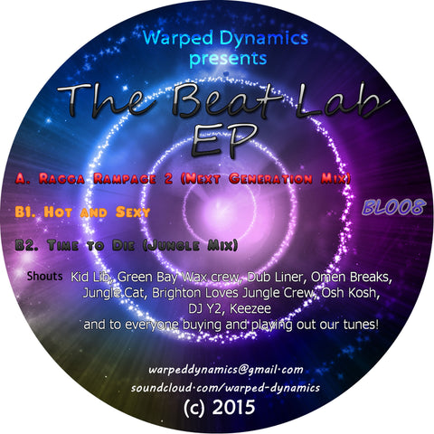 WARPED DYNAMICS 'THE BEAT LAB EP' 12"