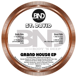 ST. DAVID 'GRAND HOUSE EP' 12"
