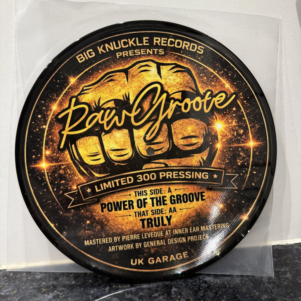 RAW GROOVE 'BIG KNUCKLE RECORDS PRESENTS..' 10" (PICTURE DISC)' 10"