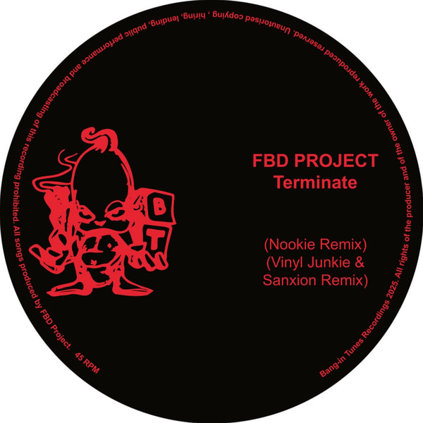 FBD PROJECT 'THE CORE / TERMINATE (2025 REMIXES)' 2LP
