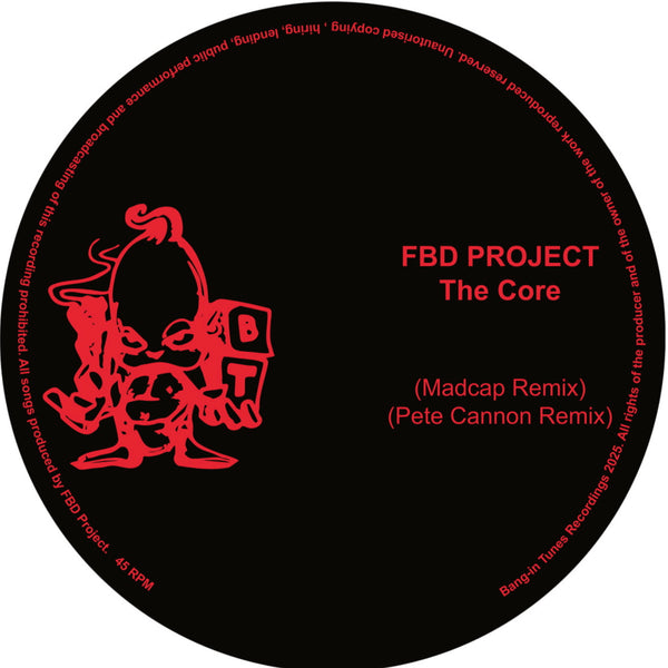 FBD PROJECT 'THE CORE / TERMINATE (2025 REMIXES)' 2LP