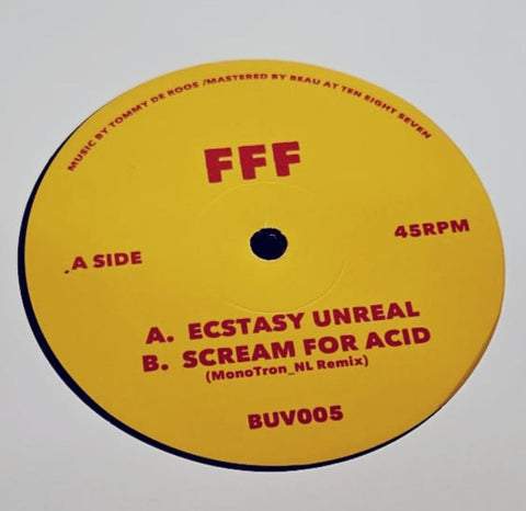 *PRE-ORDER* FFF 'EXTACY UNREAL' 12"