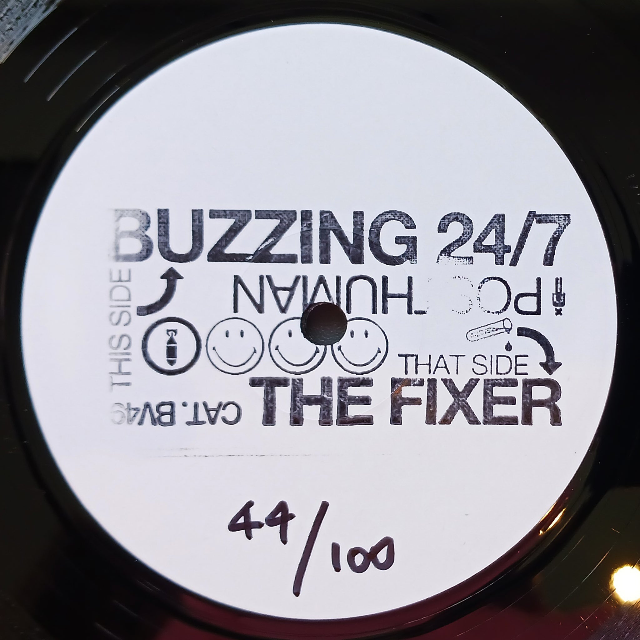 POSTHUMAN 'BUZZING 24/7' 12" (BLACK & GOLD WAX)