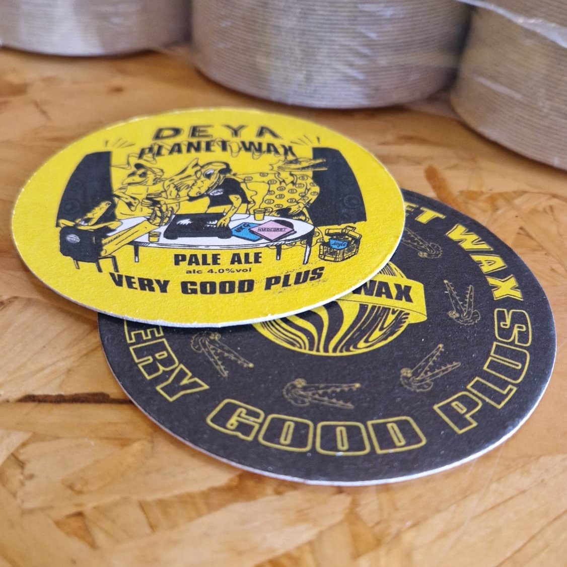 PLANET WAX x DEYA 'VERY GOOD PLUS' BEER MATS