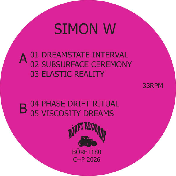SIMON W 'DREAMSTATE INTERVAL' 12"