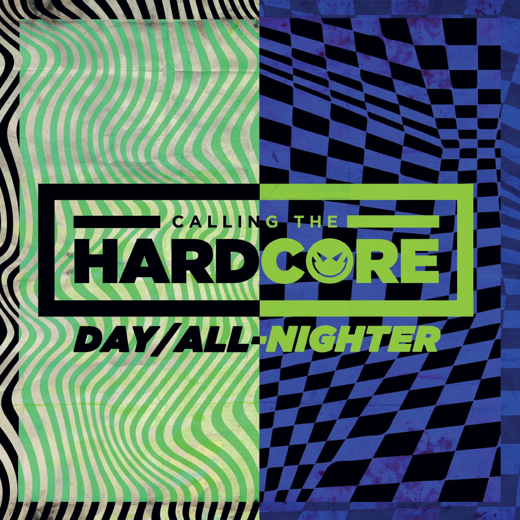 CALLING THE HARDCORE 'DAY / ALL NIGHTER' 2LP