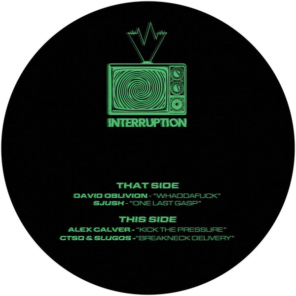 *PRE-ORDER* VARIOUS 'INTERRUPTION RECORDS 010' 12" [GREEN WAX]