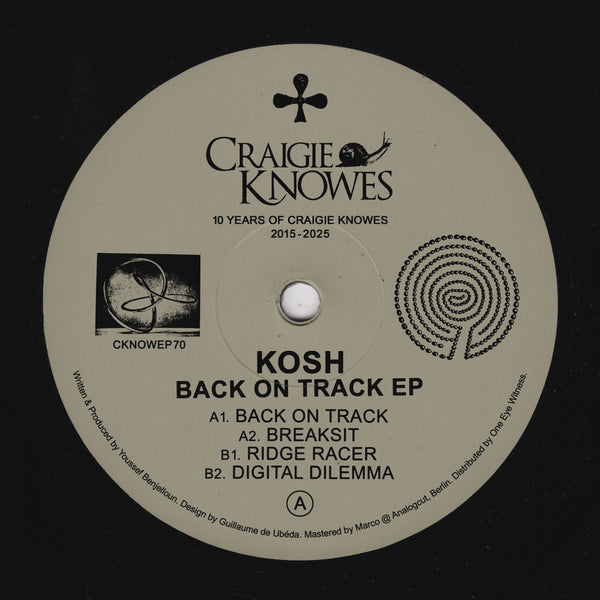 KOSH 'BACK ON TRACK EP' 12"