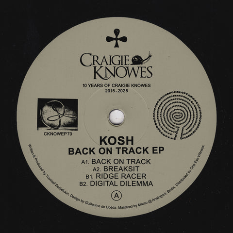 KOSH 'BACK ON TRACK EP' 12"