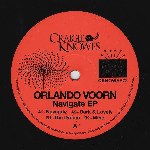 *PRE-ORDER* ORLANDO VOORN 'NAVIGATE EP' 12"