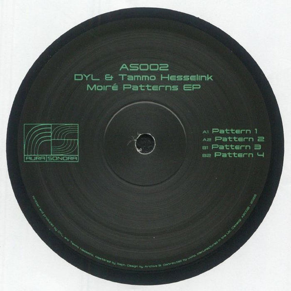 DYL & TAMMO HESSELINK 'MOIRE PATTERNS EP' 12"