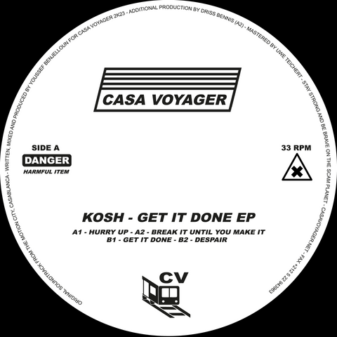 KOSH 'GET IT DONE EP' 12"