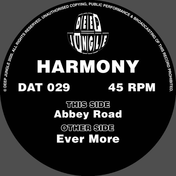 DJ HARMONY 'EVER MORE / ABBEY ROAD' 12"