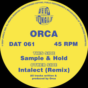 ORCA 'SAMPLE & HOLD / INTALECT REMIX' 12"