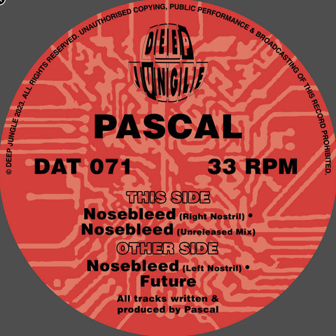 PASCAL 'NOSEBLEED' 12"