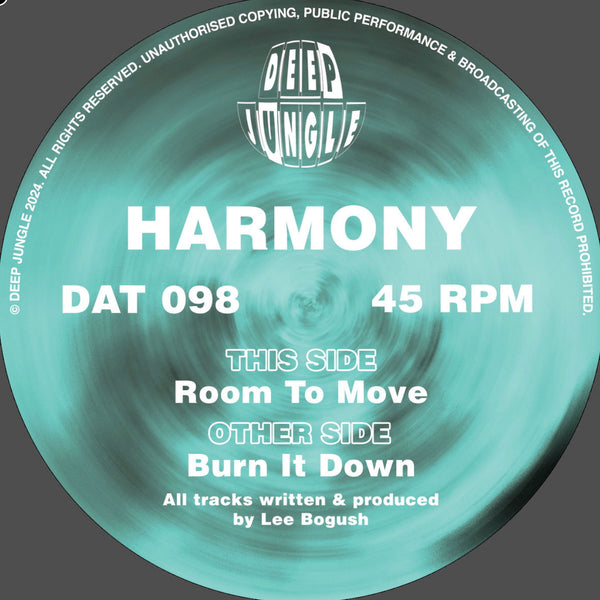 HARMONY 'BURN IT DOWN EP' 12"