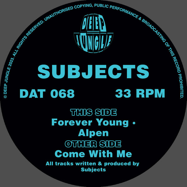 SUBJECTS 'COME WITH ME' 12"