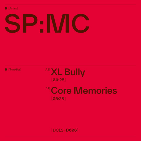 *PRE-ORDER* SP:MC 'XL BULLY / CORE MEMORIES' 12"