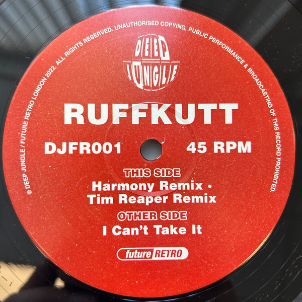 RUFFKUTT 'I CAN'T TAKE IT / REMIXES' 12"