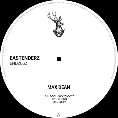 MAX DEAN 'ENDZ052' 12" (SPLATTERED WAX)