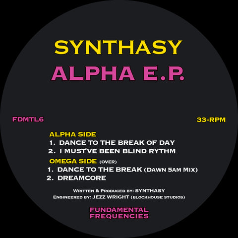 SYTNHASY 'ALPHA EP' 12"