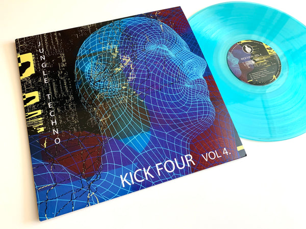 VARIOUS 'KICK FOUR - VOL.4' 12" (BLUE WAX)