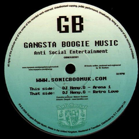 *PRE-ORDER* DJ HENY.G 'ARENA 1 / RETRO LOVE' 12"